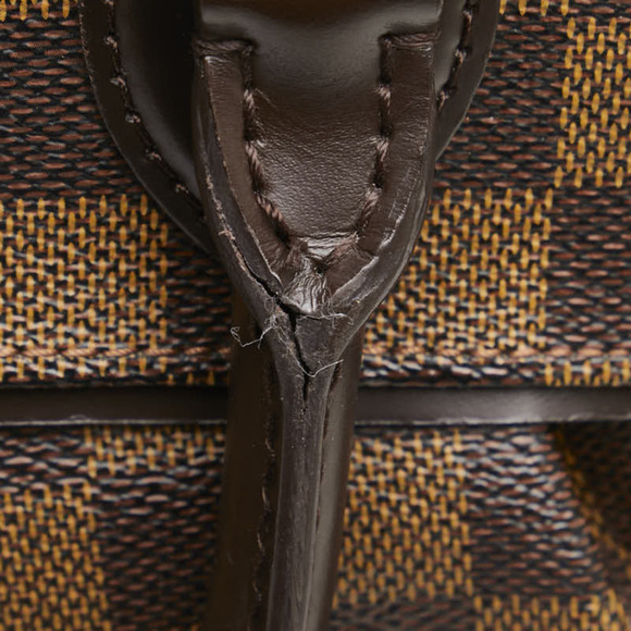 LOUIS VUITTON Authentic Brown Damier Leather Shoulder Bag - Picture 8 of 15